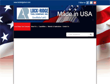 Tablet Screenshot of lockridgetool.com